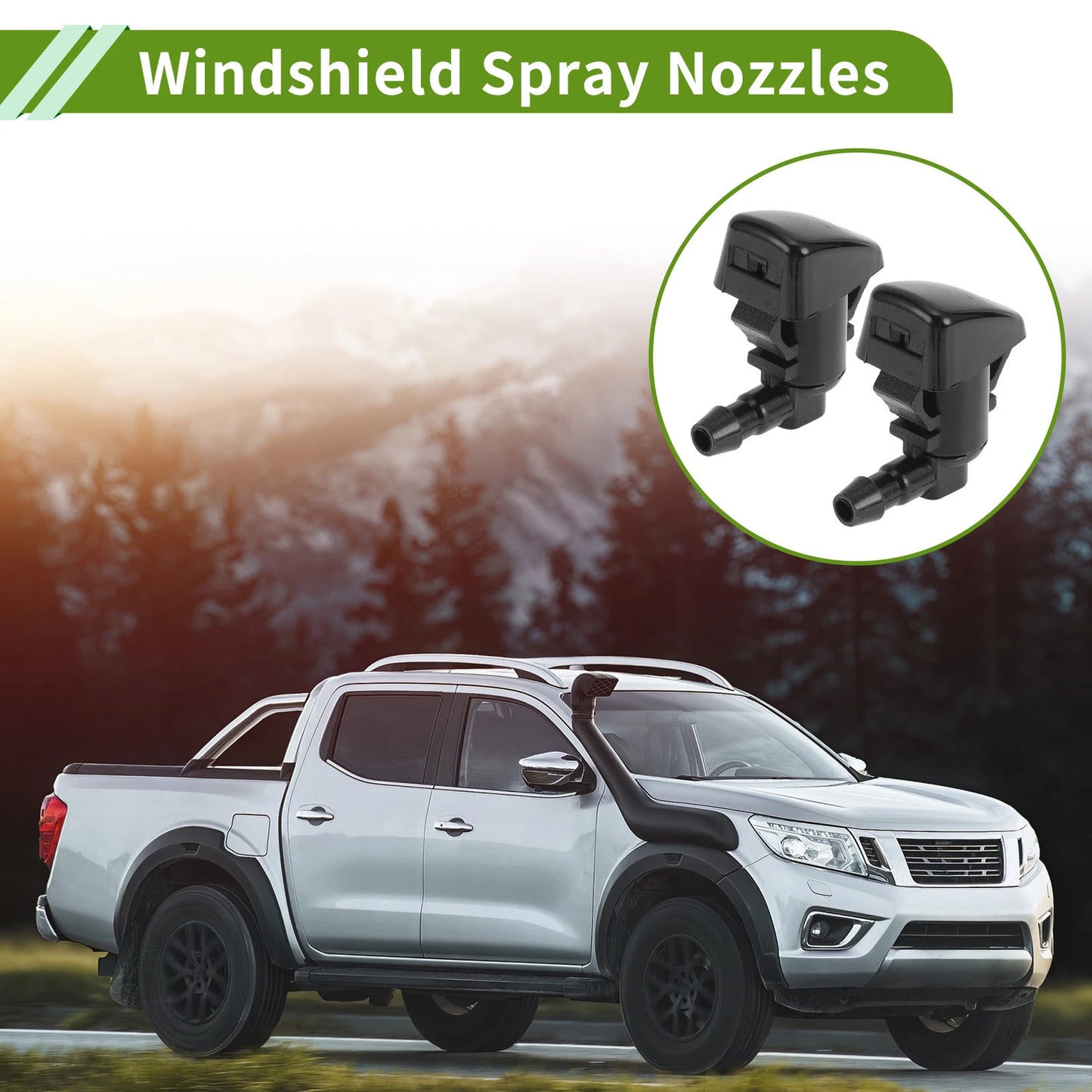 Windshield Washer Nozzle & Hose for Ford (2008-2011)