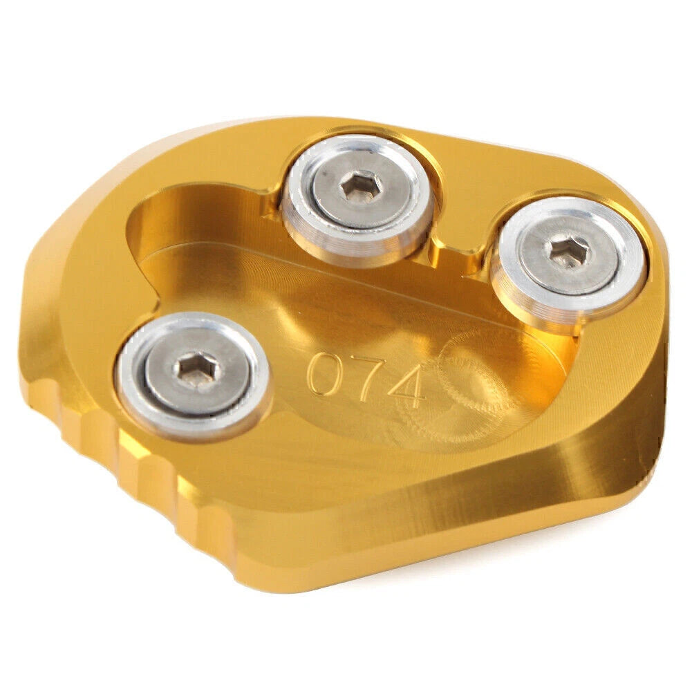 Gold Kickstand Side Stand Plate Extension Pad for YAMAHA YZF-R6 (2017-2018)