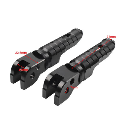 Passenger Rear Footrests Pegs for Ducati 696 796 M1100 (2008-2014)
