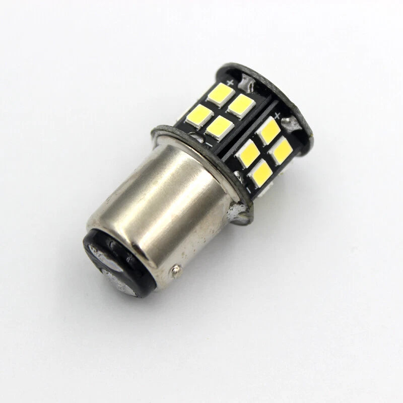 DC 6V 1157 BAY15 LED Bulb Rear lamp Turn signal light 6000K White 650LM