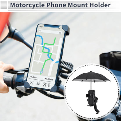 Motorcycle Phone Mount Holder 4.7-7.2" Phones for Rearview Mirror Mount
