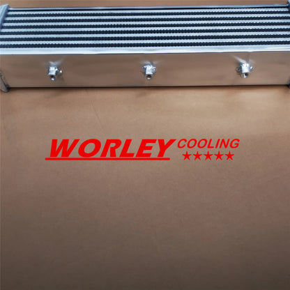 2" Aluminum Turbo Intercooler 550x140x80mm for QLD