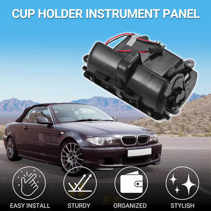 Cup Holder for BMW 523i 2009-2010 - Practical Drink Holder Black