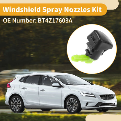 Windshield Washer Nozzle Kit for Ford Edge 2011-2014 (2 x Gaskets)