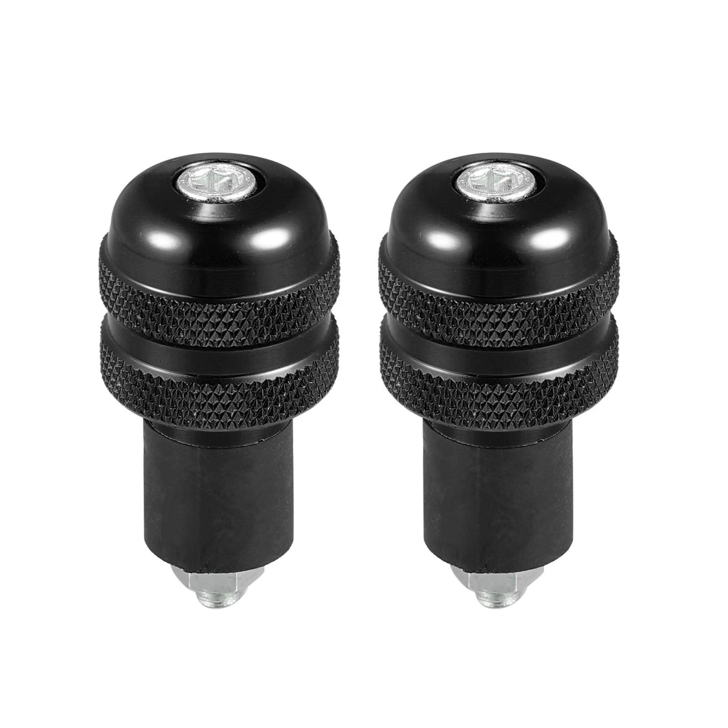 Pair Aluminum Alloy Universal 7/8" 18mm Handlebar End Caps for Motorcycle