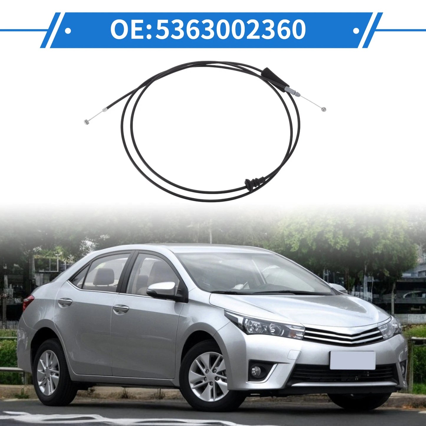 Hood Release Cable for Toyota Corolla (2014-2019)