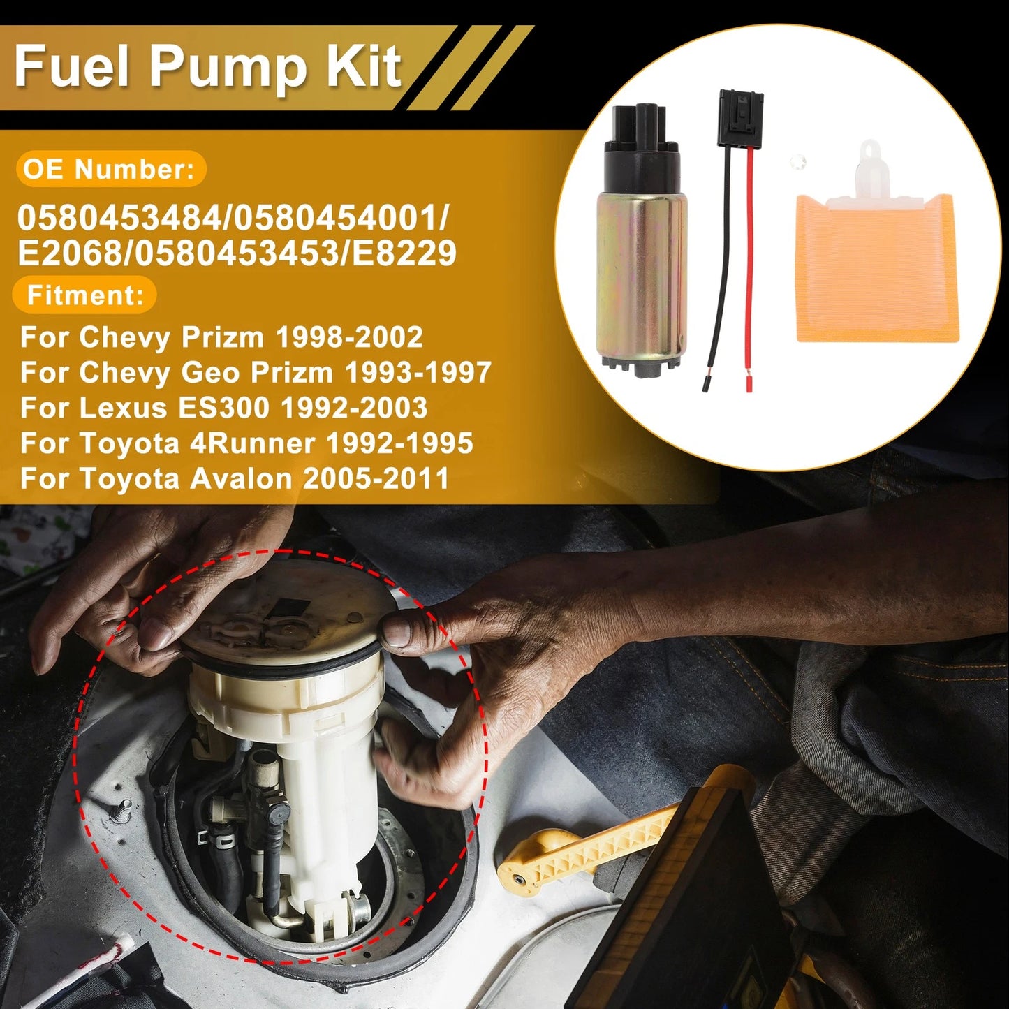 Fuel Pump for Chevy Prizm (1998–2002)