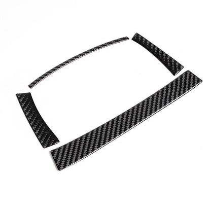 Carbon Fiber Storage Box Frame Cover Trim 4 x For Dodge Charger (2011-2014)