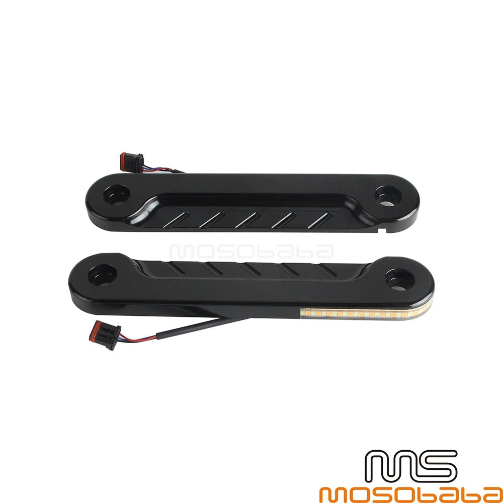 LED Turn Signal Light Brackets for Harley Street Glide, Road King (2014-2023)