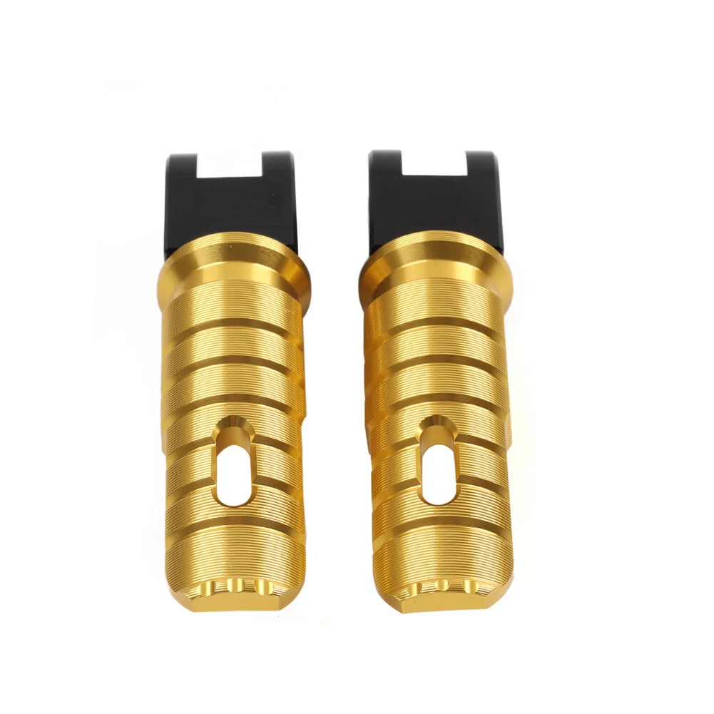 Gold Passenger Rear Footrests for Ducati Scrambler 400 800 1100 Sport (2015-2023)