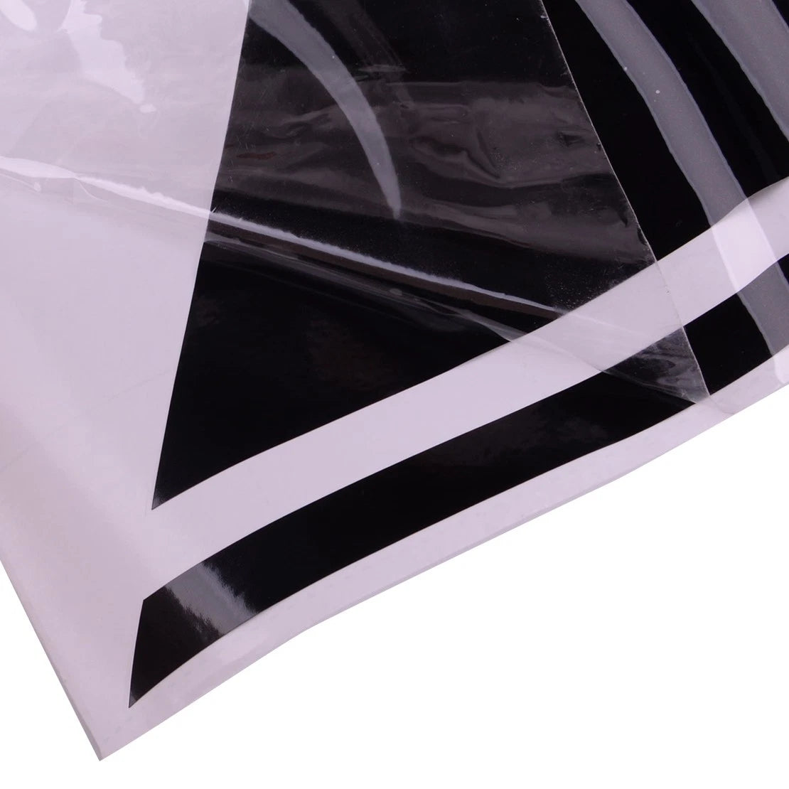 Black Racing Car Side Door Vinyl Stickers