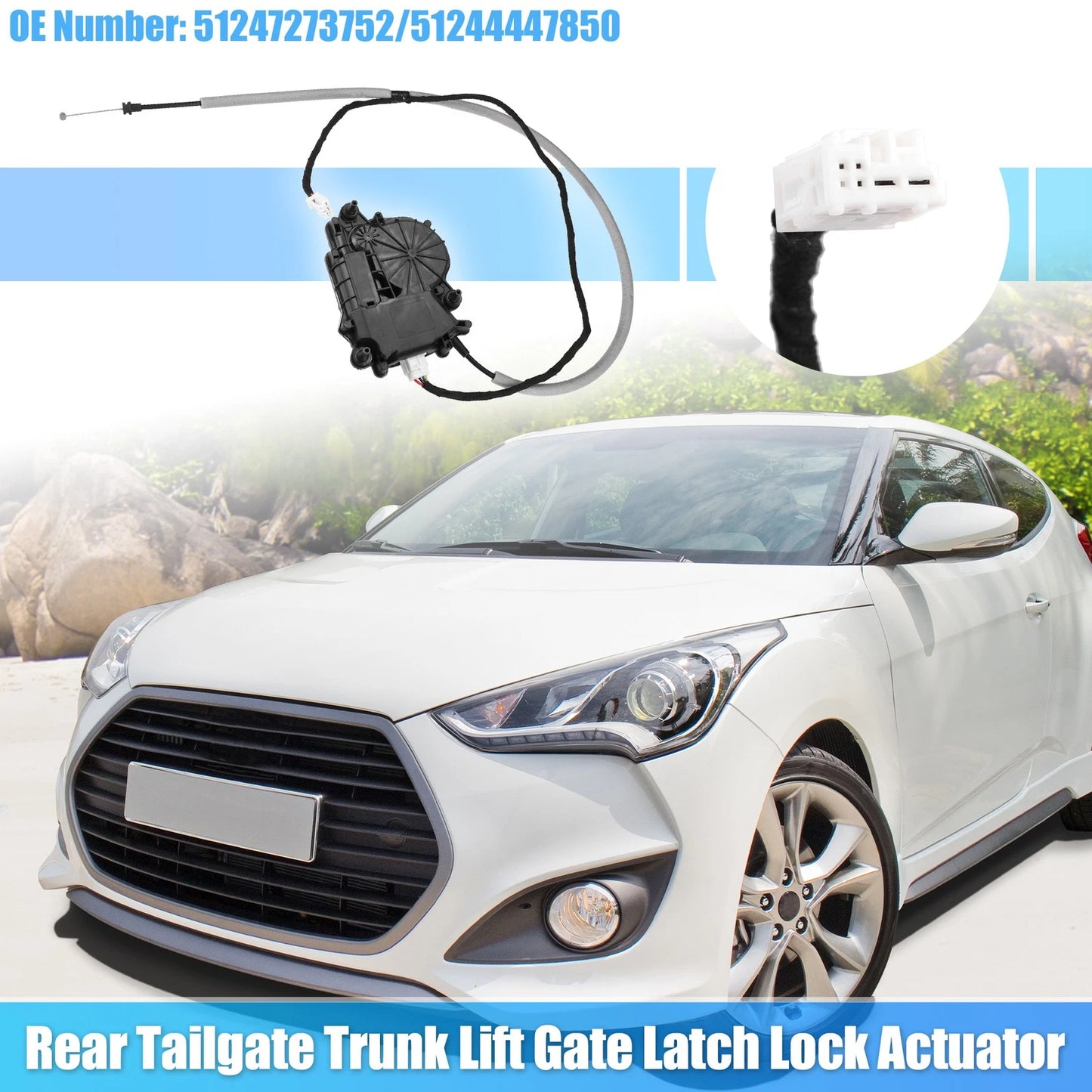 Rear Tailgate Trunk Latch Lock Actuator for BMW 528i 535i (2011-2016)