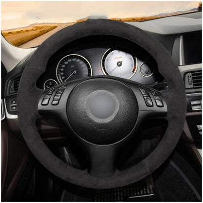 Alcantara Suede Steering Wheel Cover for BMW E36 E39 M3 (1992-1999)