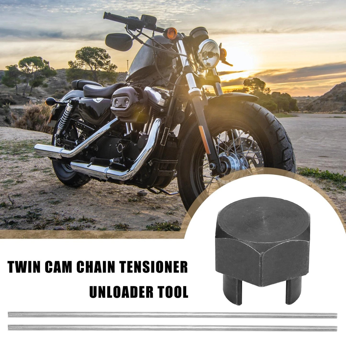 Twin Cam Chain Tensioner Unloader Camshaft Tool for Harley Davidson (1999–2006)