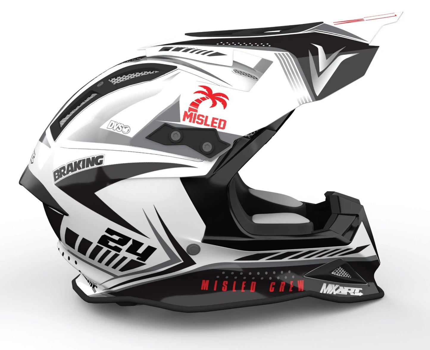 Custom Helmet Graphics Decals for Alpinestars SM 5 XXL Jungle Style