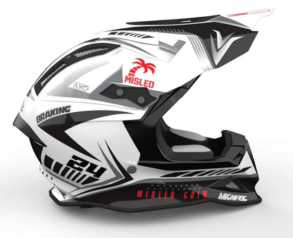 Custom Helmet Graphics Decals for Alpinestars SM 5 XXL Jungle Style