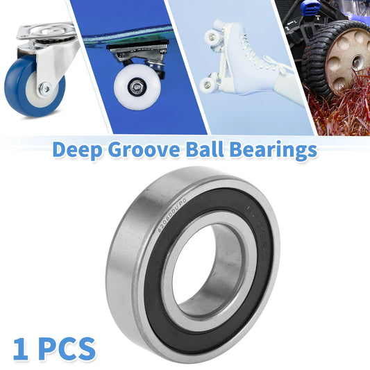 6206DDU / 30x62x16mm / Deep Groove Ball Bearings for Scooter Skateboard Wheel