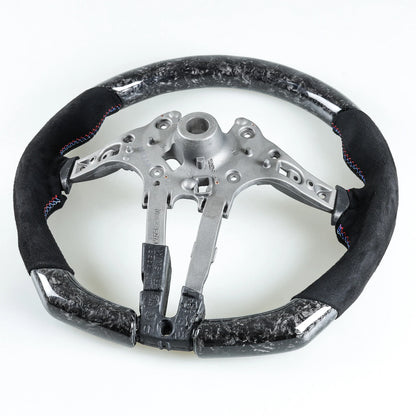Forged Carbon Suede Steering Wheel for BMW F10 F11 F07 F12 F13 F06 F01 F02 (2010-2017)