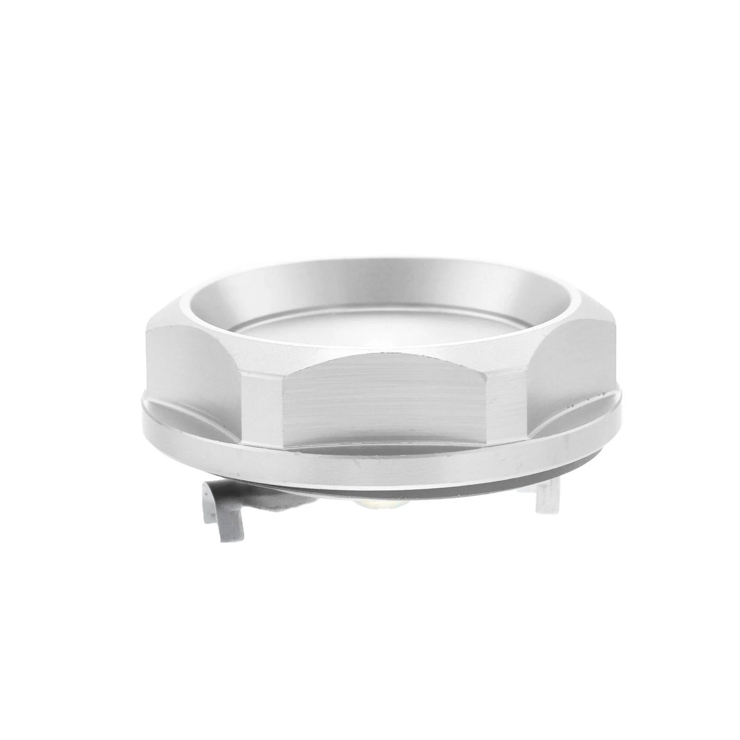 Silver Tone Aluminum Alloy Gas Engine Oil Filler Cap for Mitsubishi