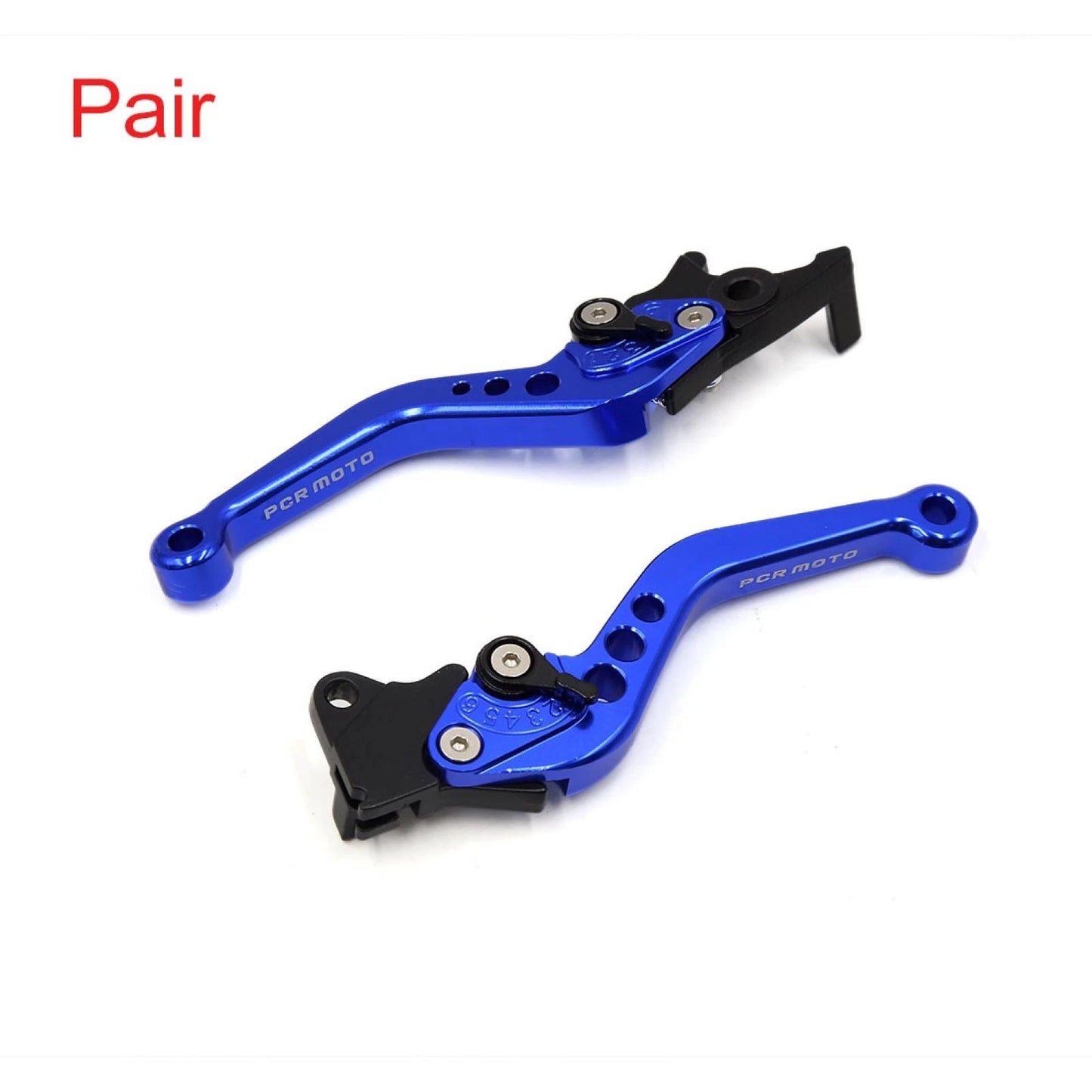 2 x Pair Blue Motorcycle Brake Clutch Levers Handlebars for Yamaha