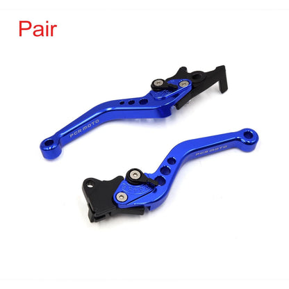 2 x Pair Blue Motorcycle Brake Clutch Levers Handlebars for Yamaha