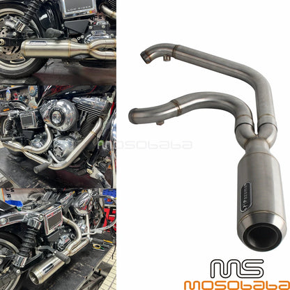 Exhaust System for Harley Dyna Low Rider S FXDLS, Super Glide FXD, Street Bob FXDB (2016-2023)