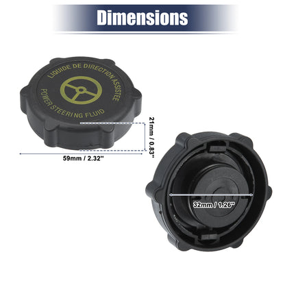 Power Steering Fluid Reservoir Cap Cover for Land Rover LR2 (2008-2015)