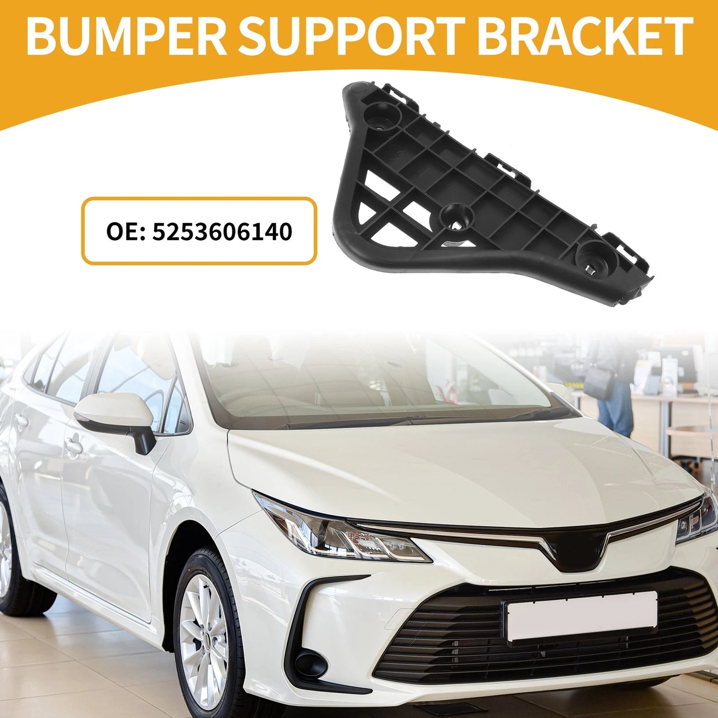 LH Front Bumper Support Bracket for Toyota Camry Aurion (2012-2014) 1 x Pc