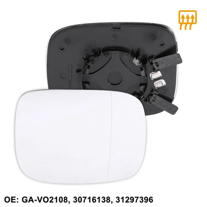Heated Mirror Glass w/ Backing Plate for Volvo XC70 XC90 (2007-2016)