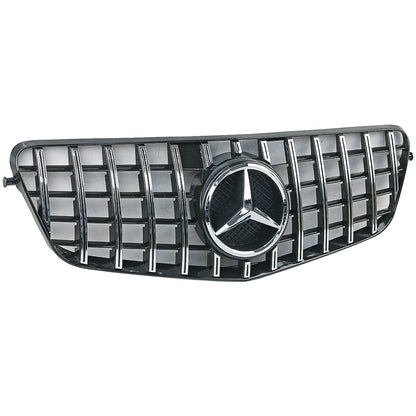 Chrome GT Grille for Mercedes Benz W212 E-Class E180 E200 E300 (2009-2013)