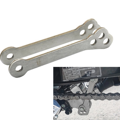 2 x Silver Rear Suspension Lowering Links Kit for HONDA CB400X CB500X (2019-2023)