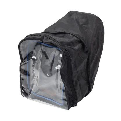 Universal Tank Bag with Strap for Harley & Honda - Black/Blue
