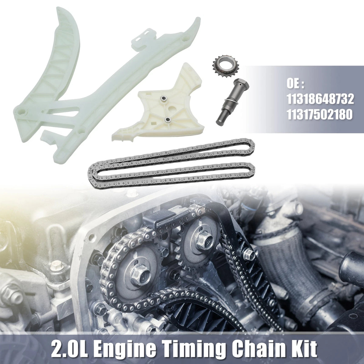 Engine Timing Chain Kit for BMW X1 X3 X4 X5 2.0L N20 N26