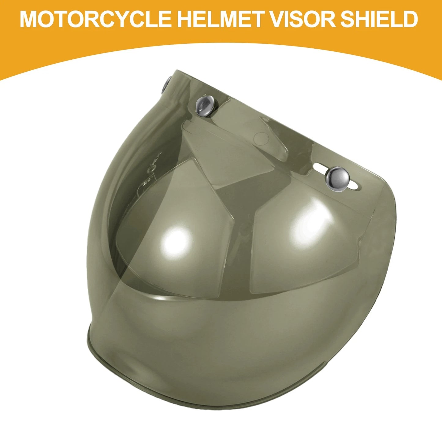 Universal Motorcycle Helmet Visor Shield Anti-UV Black