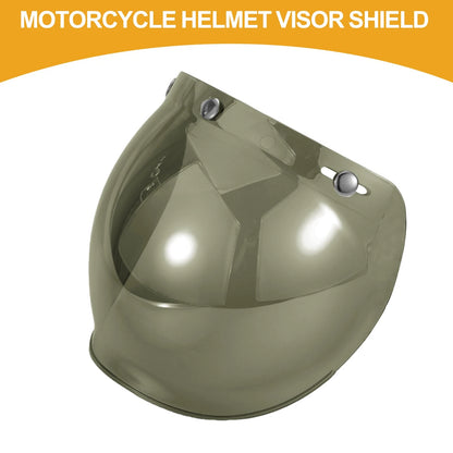 Universal Motorcycle Helmet Visor Shield Anti-UV Black