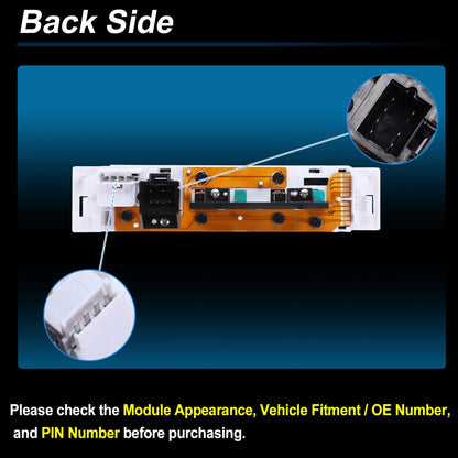 A/C Heater Climate Control Switch Module Panel for Chevrolet C2500