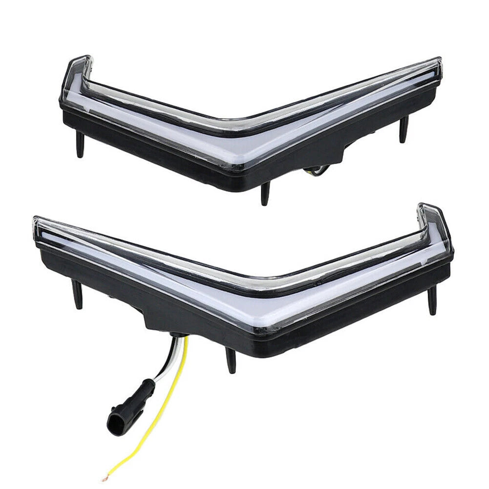 Front LED Turn Signal Fang Accent Lights for RZR RS1 Turbo XP 4 1000 (2018-2023)