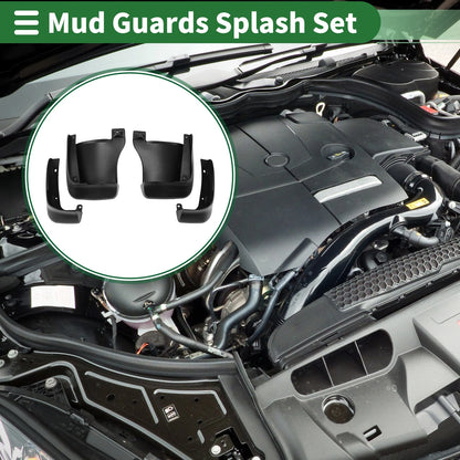 Mud Flaps Splash Guards Front & Rear for Honda Spirit (2009-2014)