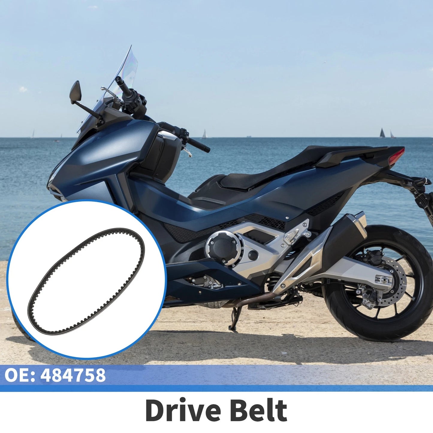 Drive Belt V-Belt for Piaggio HEXAGON 125 4-Takt LX4 Motorcycle