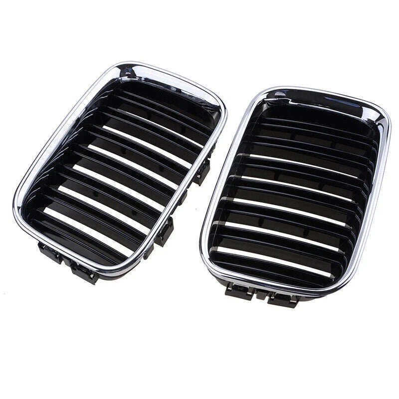 Chrome Front Kidney Grill Pair for BMW E36 318i 325i M3 (1992-1996)