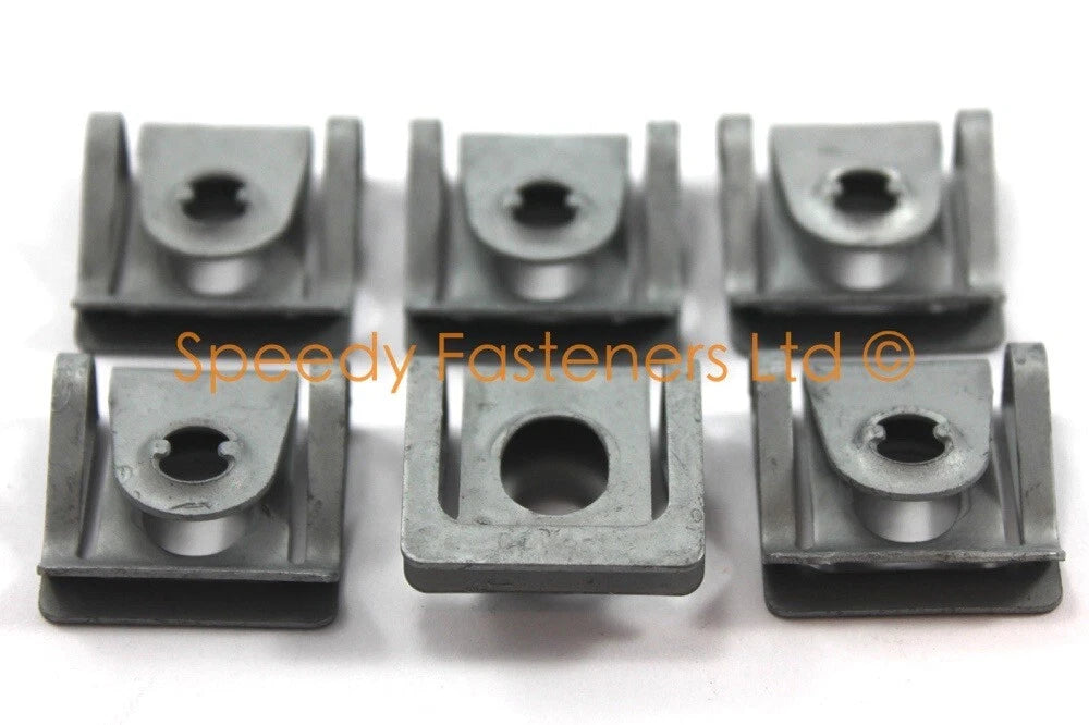 6x Dzus Fairing Fastener Clips Plate for Yamaha R1 (1998–2001)