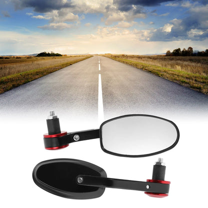 Rear View Mirrors / 1 Set / Aluminum Black Red for M8 Motorcycle