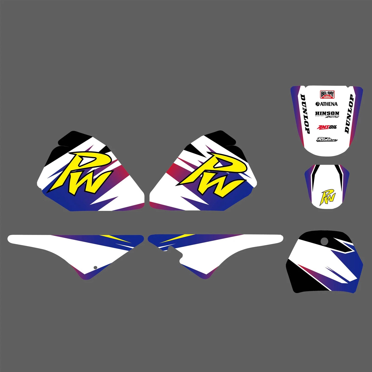 Graphics Decals Stickers Kit for Yamaha PW80 (All Years)