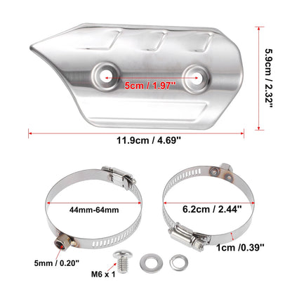Exhaust Muffler Pipe Heat Insulation Cover 4.69'' for Motorcycle