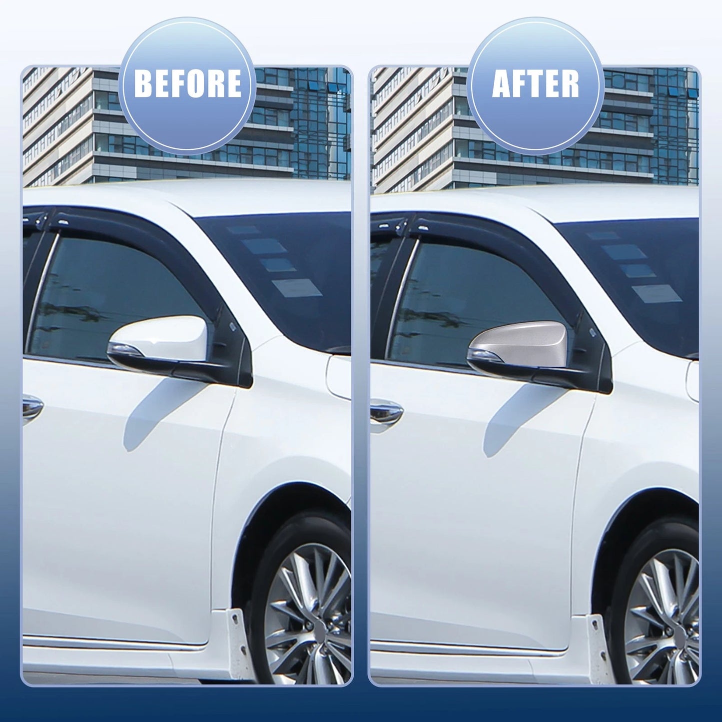 Passenger Side Rearview Mirror Cover for Toyota Corolla Altis (2008-2013)