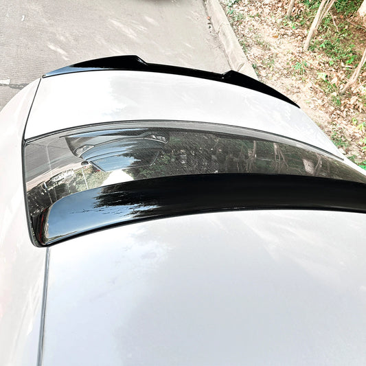 1x Gloss Black Rear Boot Spoiler Lip for Audi A4 (2009-2016)