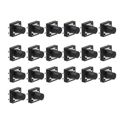 20 x 12x12x11mm Micro Momentary Tactile Push Button Switch for Various Models
