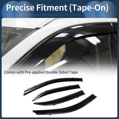 Window Deflectors 1 Set for Toyota Corolla (2003)