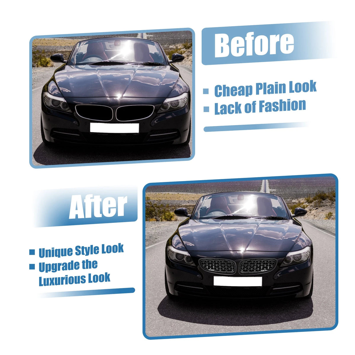 Hood Bumper Grille for BMW Z4 E89 (2009-2016)  Grilles