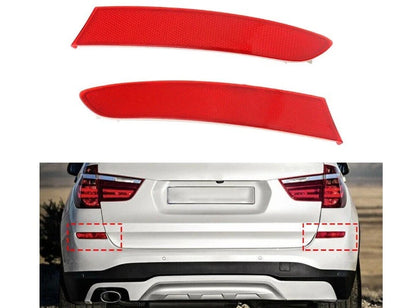 2 x Left+Right Rear Bumper Reflector for BMW X3 (F25 LCI) 2015–2017